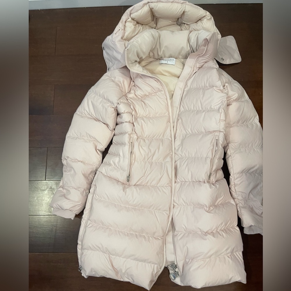 guc athleta downtown Pink puffy coat Jacket small